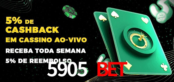 Promoções do cassino ao Vivo 5905 bet